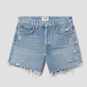 Agolde Blue Distressed Jean Shorts free people